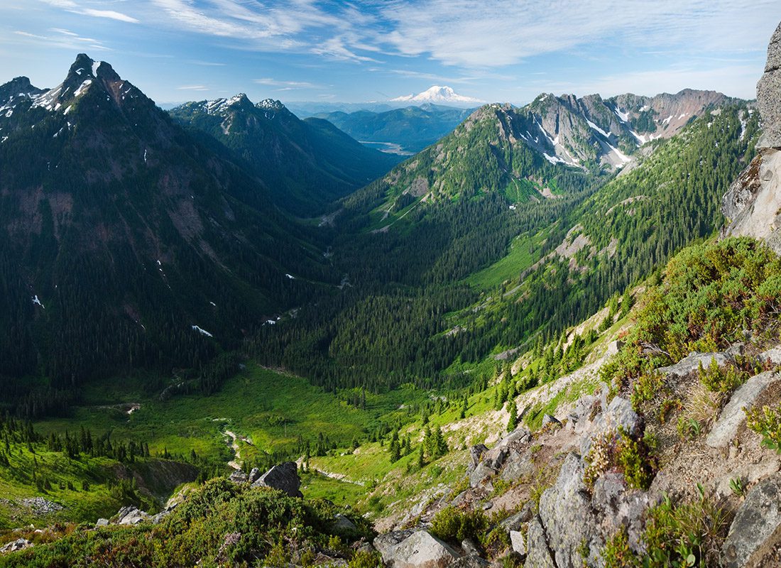 Contact - Aerial View of Yellowstone National Park in Montana on a Sunny Day